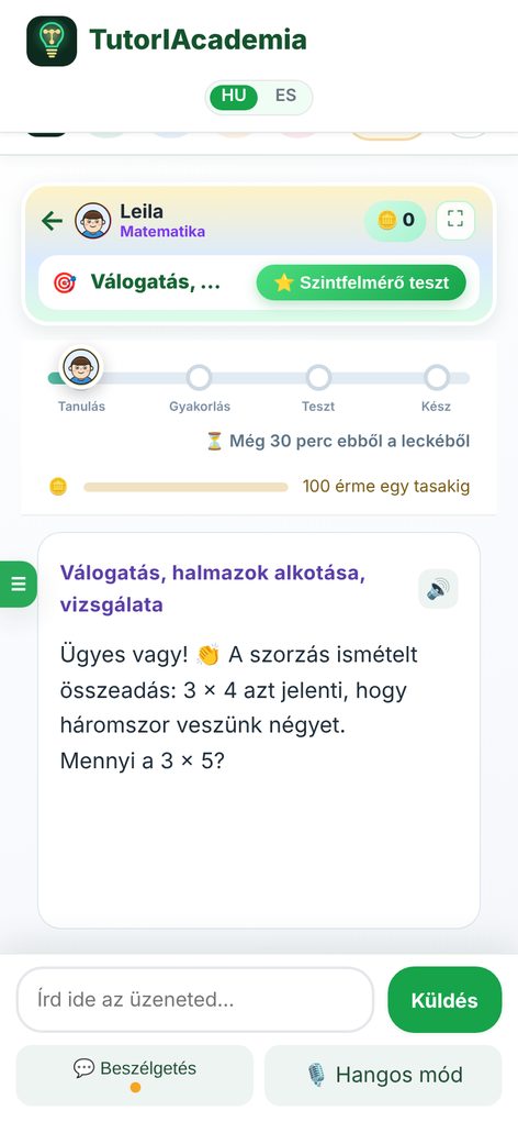 Matekóra a programban